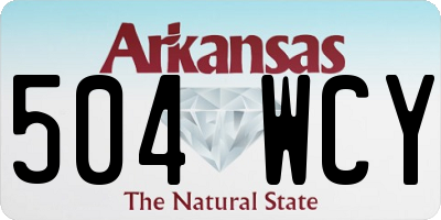 AR license plate 504WCY