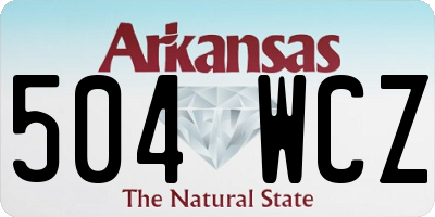 AR license plate 504WCZ