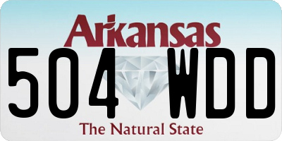 AR license plate 504WDD