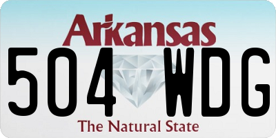 AR license plate 504WDG