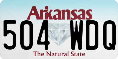 AR license plate 504WDQ