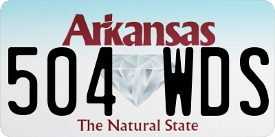 AR license plate 504WDS