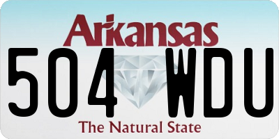 AR license plate 504WDU