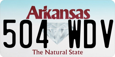 AR license plate 504WDV