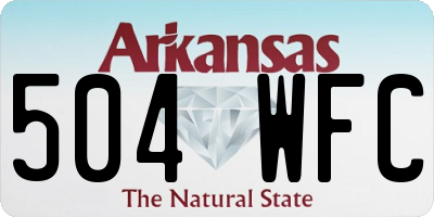 AR license plate 504WFC