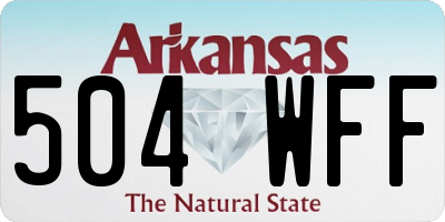 AR license plate 504WFF