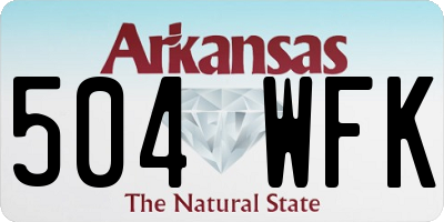 AR license plate 504WFK