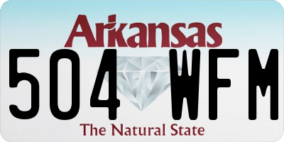 AR license plate 504WFM