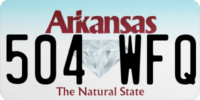 AR license plate 504WFQ