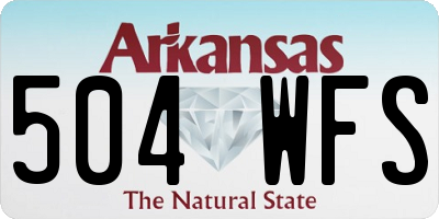 AR license plate 504WFS