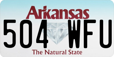 AR license plate 504WFU