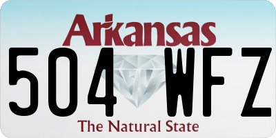 AR license plate 504WFZ