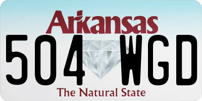 AR license plate 504WGD