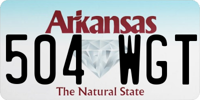 AR license plate 504WGT