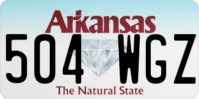 AR license plate 504WGZ