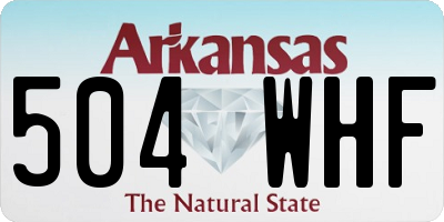 AR license plate 504WHF