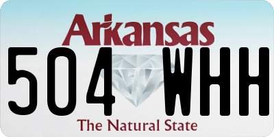 AR license plate 504WHH