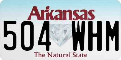 AR license plate 504WHM