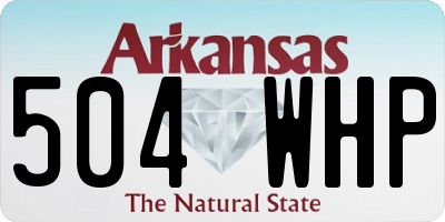 AR license plate 504WHP