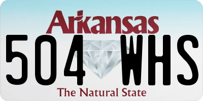 AR license plate 504WHS