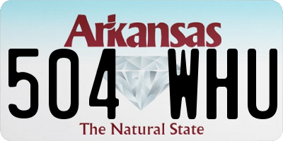 AR license plate 504WHU