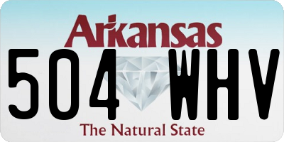 AR license plate 504WHV