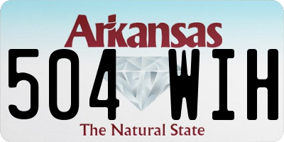AR license plate 504WIH