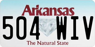 AR license plate 504WIV