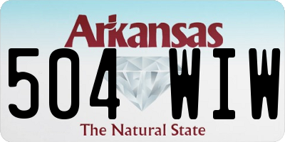 AR license plate 504WIW