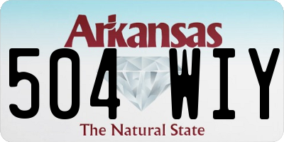 AR license plate 504WIY