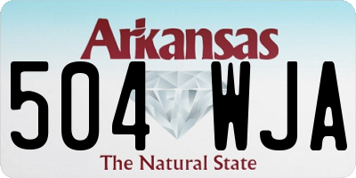 AR license plate 504WJA