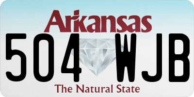 AR license plate 504WJB