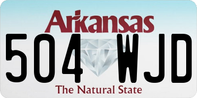 AR license plate 504WJD