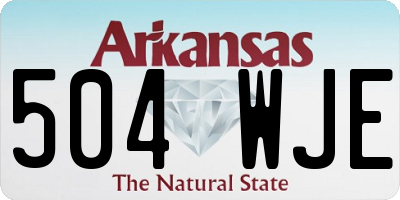 AR license plate 504WJE