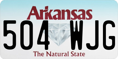 AR license plate 504WJG