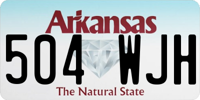 AR license plate 504WJH