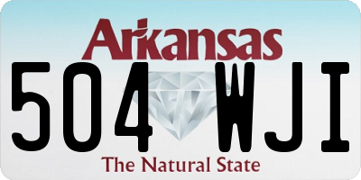 AR license plate 504WJI