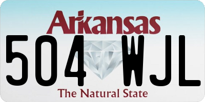AR license plate 504WJL