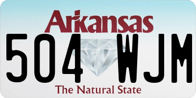 AR license plate 504WJM