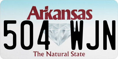 AR license plate 504WJN