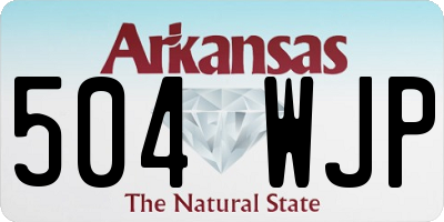 AR license plate 504WJP