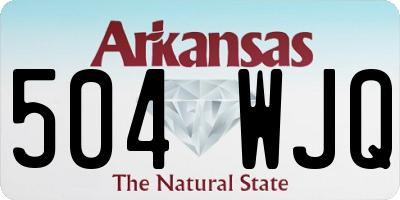 AR license plate 504WJQ