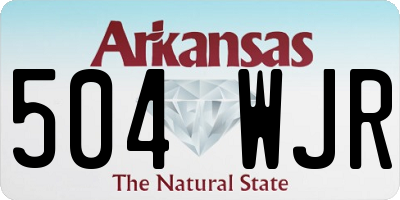 AR license plate 504WJR
