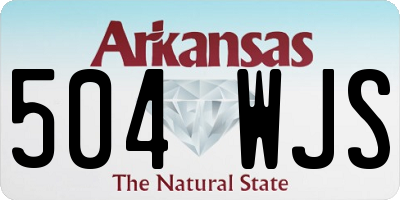 AR license plate 504WJS