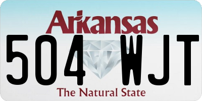 AR license plate 504WJT