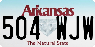 AR license plate 504WJW
