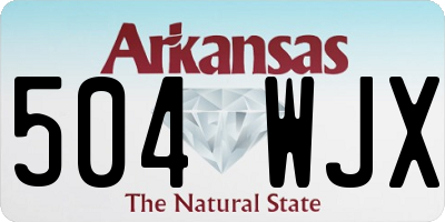 AR license plate 504WJX