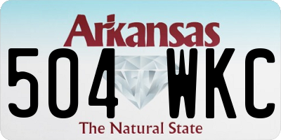 AR license plate 504WKC