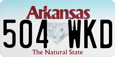 AR license plate 504WKD