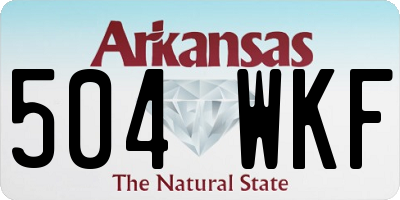 AR license plate 504WKF